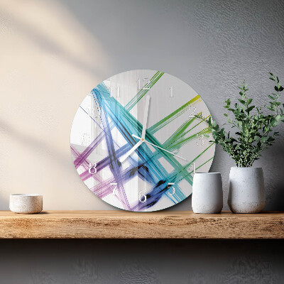 Horloge ronde Abstraction