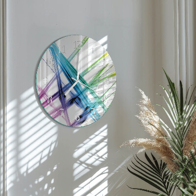 Horloge ronde Abstraction
