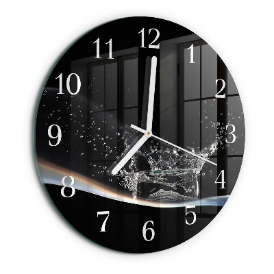 Horloge ronde Eau