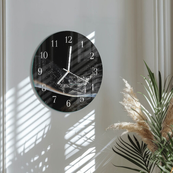 Horloge ronde Eau