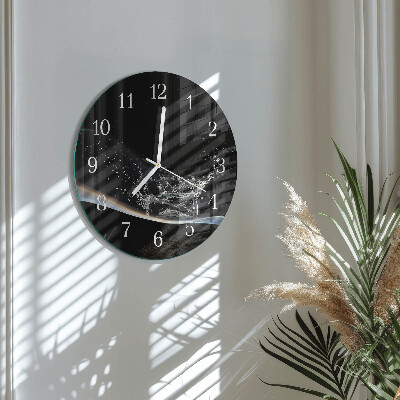 Horloge ronde Eau