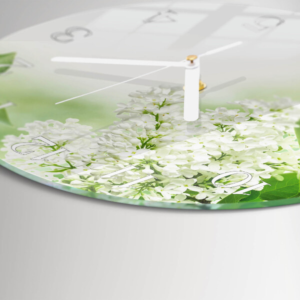 Horloge ronde Feuilles