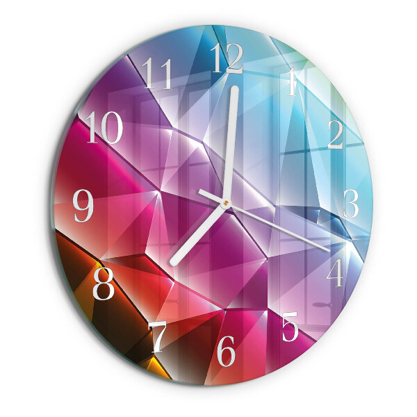 Horloge ronde Motif 3D