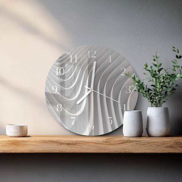 Horloge ronde Abstraction