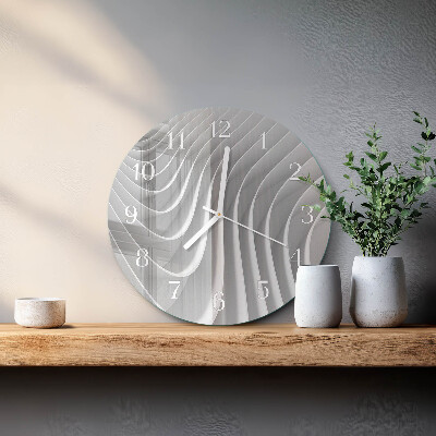 Horloge ronde Abstraction