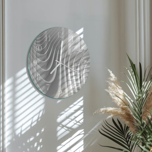 Horloge ronde Abstraction