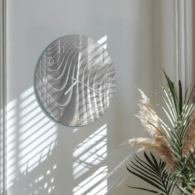Horloge ronde Abstraction