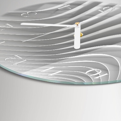 Horloge ronde Abstraction