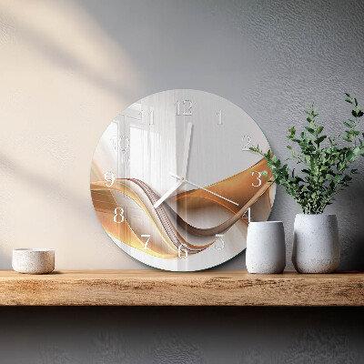 Horloge ronde Abstraction