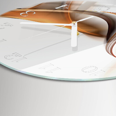Horloge ronde Abstraction