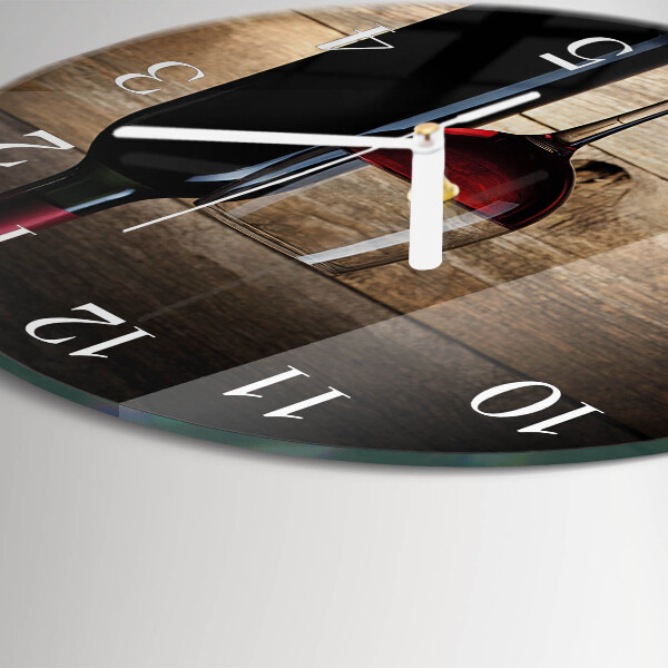 Horloge ronde Vin