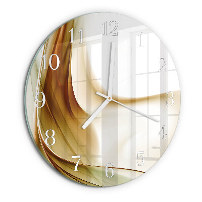 Horloge ronde Abstraction