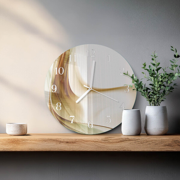 Horloge ronde Abstraction