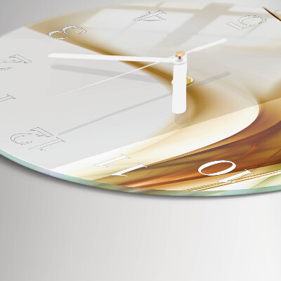 Horloge ronde Abstraction