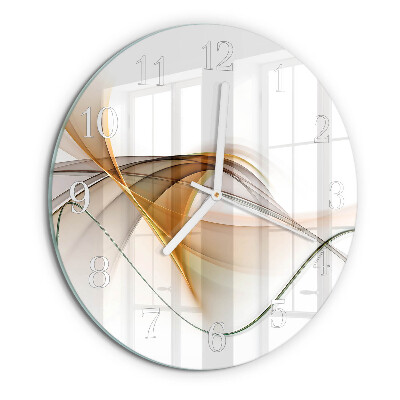 Horloge ronde Abstraction