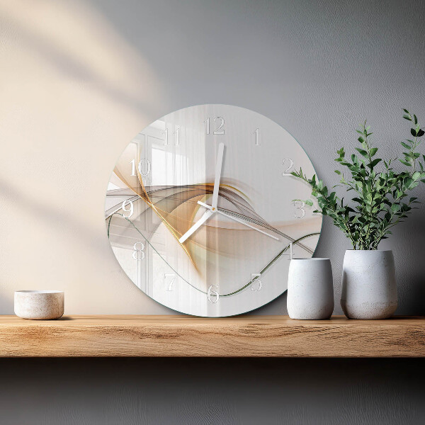 Horloge ronde Abstraction