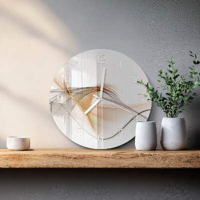 Horloge ronde Abstraction