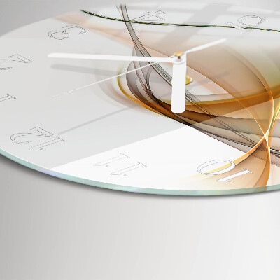 Horloge ronde Abstraction