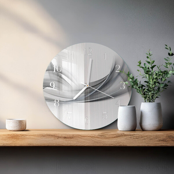 Horloge ronde Abstraction