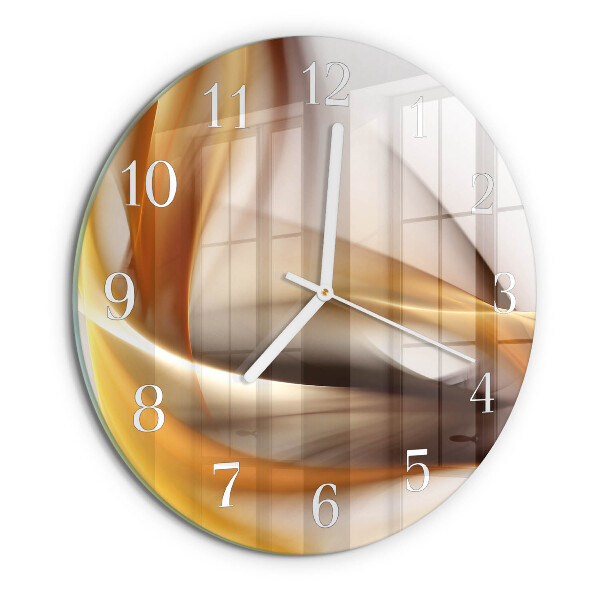 Horloge ronde Abstraction