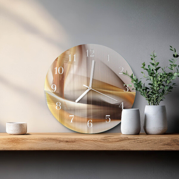 Horloge ronde Abstraction