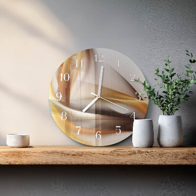 Horloge ronde Abstraction