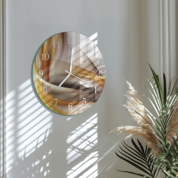 Horloge ronde Abstraction