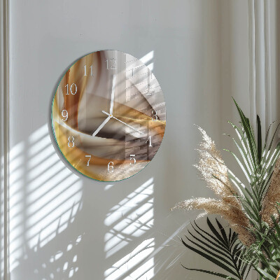Horloge ronde Abstraction