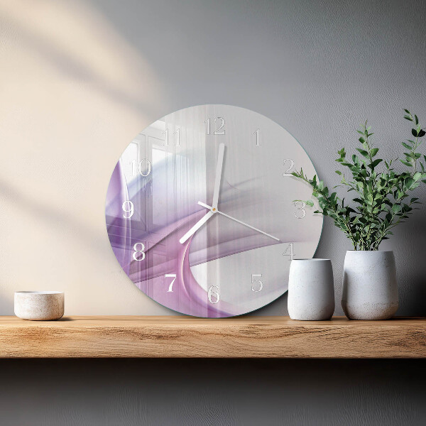 Horloge ronde Abstraction