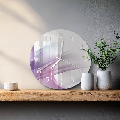 Horloge ronde Abstraction