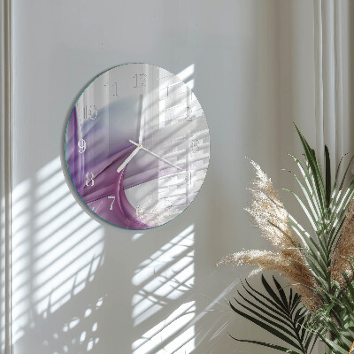 Horloge ronde Abstraction