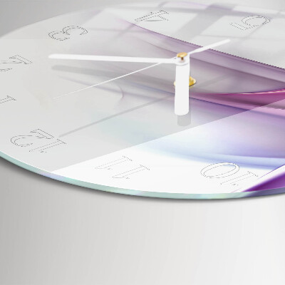 Horloge ronde Abstraction