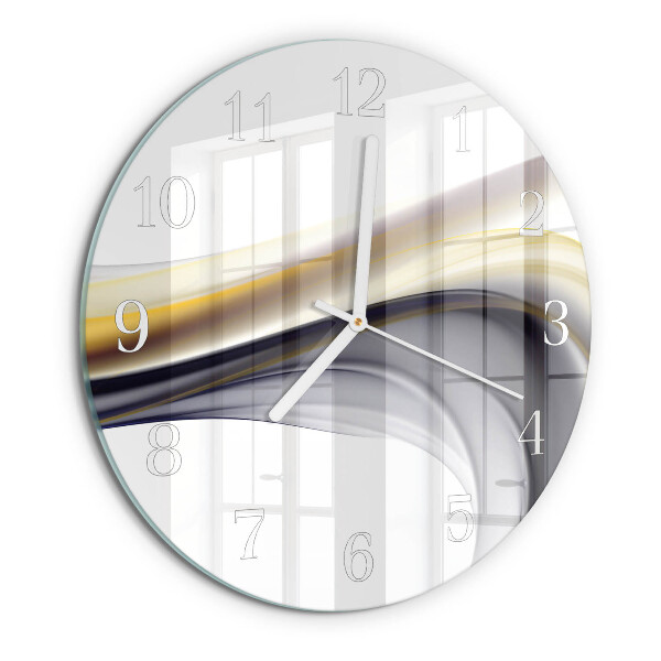Horloge ronde Abstraction