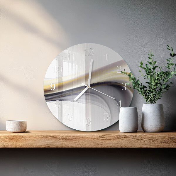 Horloge ronde Abstraction