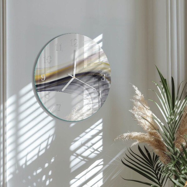 Horloge ronde Abstraction
