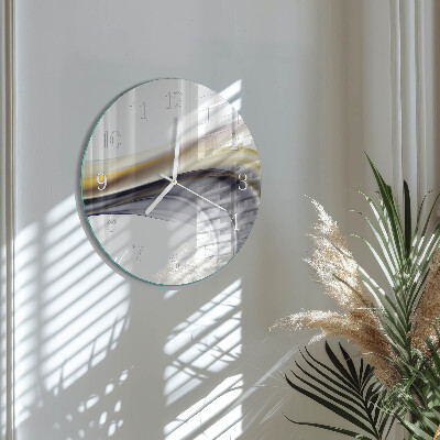 Horloge ronde Abstraction