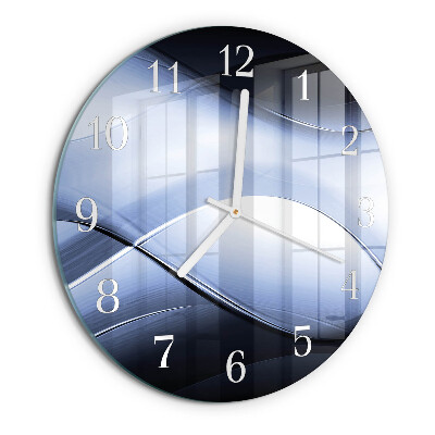 Horloge ronde Abstraction