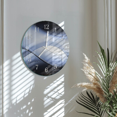 Horloge ronde Abstraction