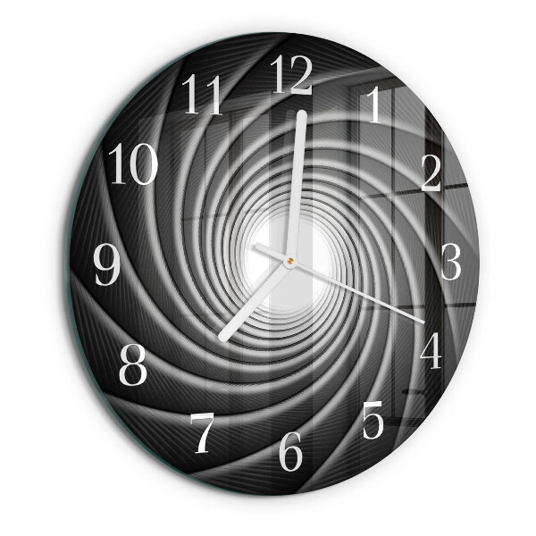 Horloge ronde Vortex