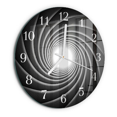 Horloge ronde Vortex
