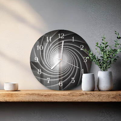 Horloge ronde Vortex