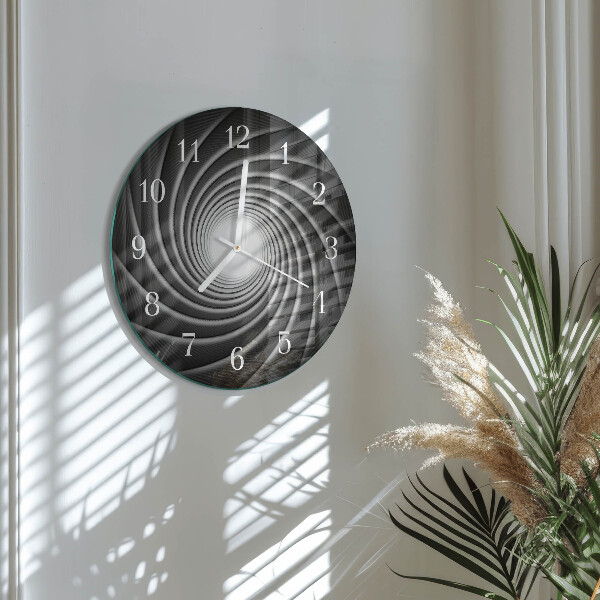 Horloge ronde Vortex