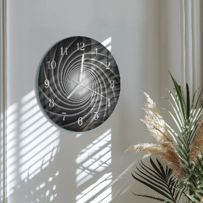 Horloge ronde Vortex
