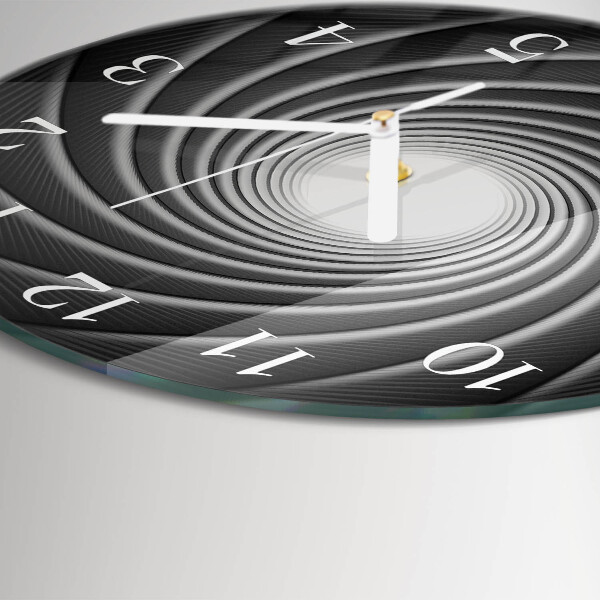 Horloge ronde Vortex