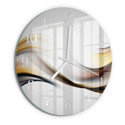 Horloge ronde Abstraction