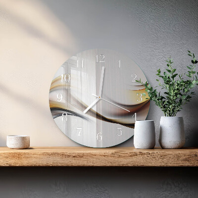 Horloge ronde Abstraction