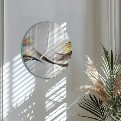 Horloge ronde Abstraction