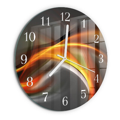 Horloge ronde Abstraction