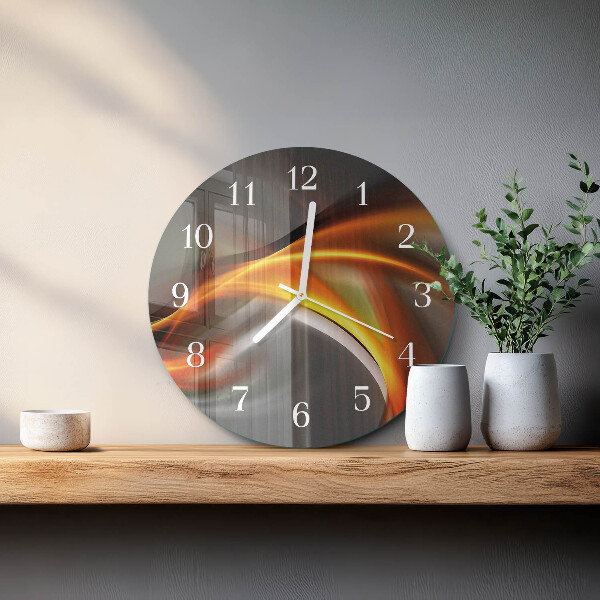 Horloge ronde Abstraction