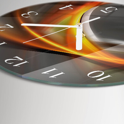 Horloge ronde Abstraction